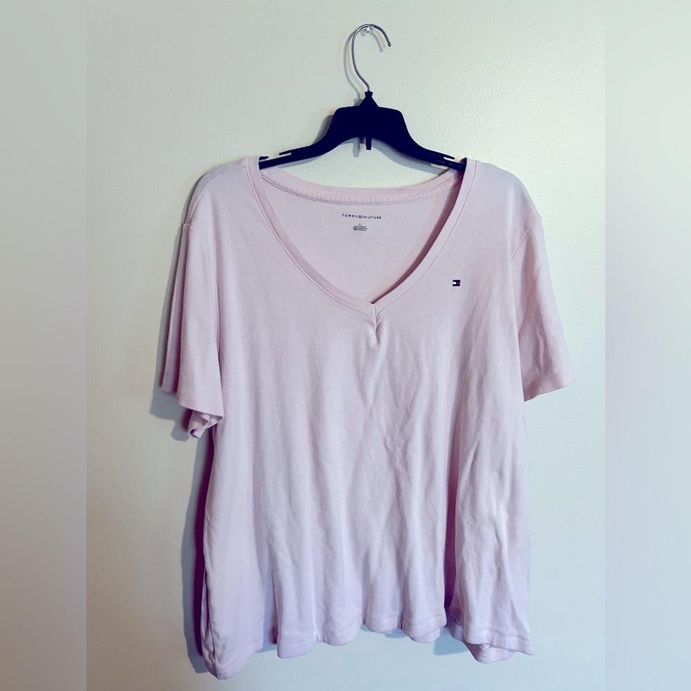 Baby Pink Woman’s Tommy Hilfiger Shirt 2X